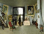 Frederic Bazille Studio from rue de la Condamine oil painting artist